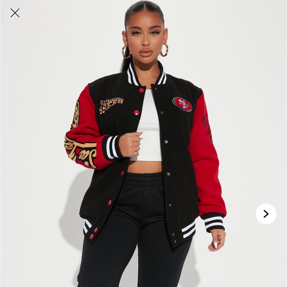 49ers letterman jacket